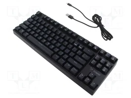 SAVIO Teclado Mecánico RGB RAMPAGE BROWN Negro