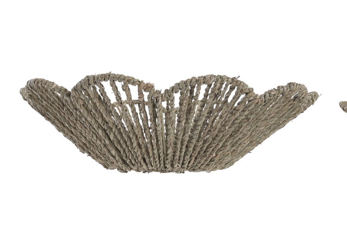 DKD Home Decor Set de Centro de Mesa de 2 Piezas en Seagrass y Metal Natural DKD Home Decor Set de Centro de Mesa de 2 Piezas en Seagrass y Metal Natural