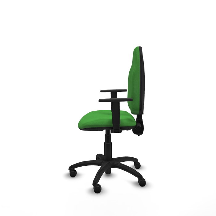 PIQUERAS Y CRESPO Silla de oficina Algarra Verde con Brazos 1D PIQUERAS Y CRESPO Silla de oficina Algarra Verde con Brazos 1D