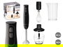 Argon Set Batidora con Accesorios Negra y Gris 1000W 22x22x13.5cm (Set de 6)