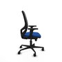 PIQUERAS Y CRESPO Silla de oficina Cilanco con mecanismo Sincro, Azul y Negro