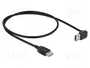 DeLOCK Cable USB 2.0 EASY-USB Tipo-A de 0,5 m Negro