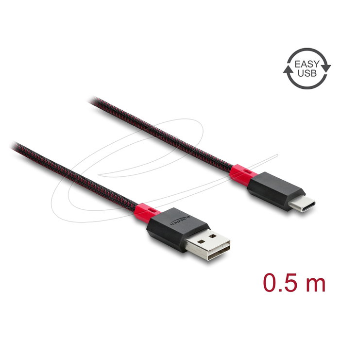 DeLOCK 81541 Cable USB 2.0 de USB Tipo-A a USB Tipo-C de 0,5 m