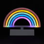 Home Deco Factory Neón Led A Pilas Arcoiris Colección Neon