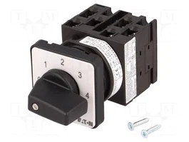 EATON ELECTRIC Interruptor de levas multiposición T0-3-8244/E, 20A, 1 polo, 7 posiciones