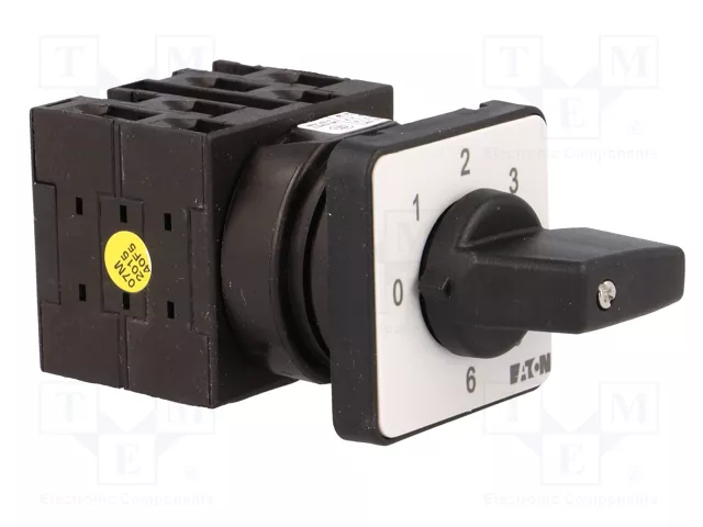EATON ELECTRIC Interruptor de levas multiposición T0-3-8244/E, 20A, 1 polo, 7 posiciones