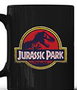 SD TOYS Taza Logo Jurassic Park Cerámica