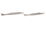 DKD Home Decor Centro de Mesa Mango Pez Desgastado Marrón (Pack de 2) inevitable