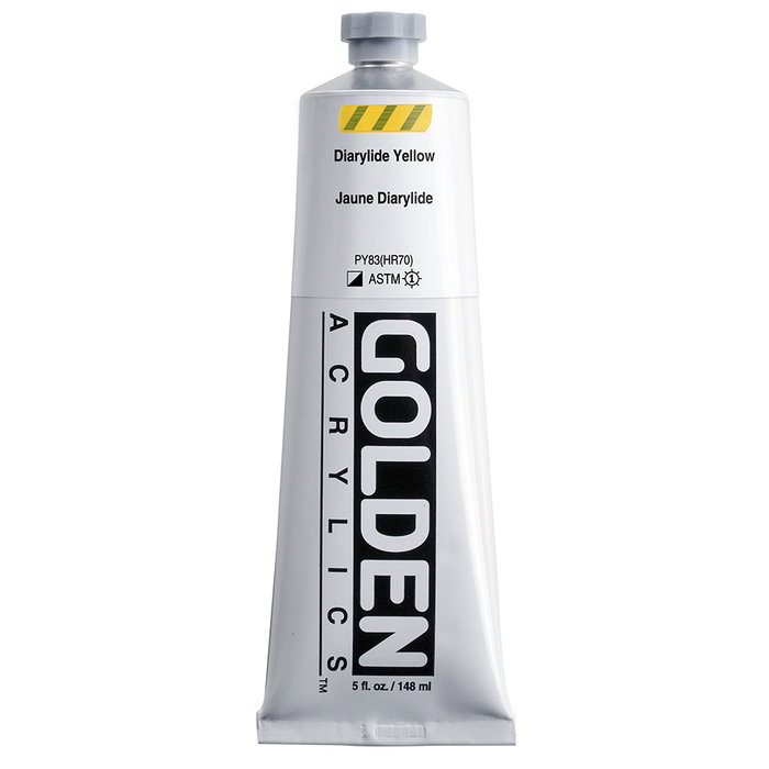 Golden Heavy Body Acrílico Amarillo Diarilato Golden Heavy Body Acrílico Amarillo Diarilato
