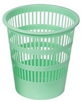 Papelera Plastico Rejilla Faibo 12 L Verde Pastel