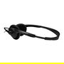 LogiLink Auriculares Diadema Estéreo con Micrófono HS0052 - Alámbrico, 3.5mm, para Oficina/Centro de Llamadas, Negro