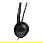 LogiLink Auriculares Diadema Estéreo con Micrófono HS0052 - Alámbrico, 3.5mm, para Oficina/Centro de Llamadas, Negro