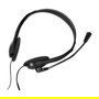 LogiLink Auriculares Diadema Estéreo con Micrófono HS0052 - Alámbrico, 3.5mm, para Oficina/Centro de Llamadas, Negro
