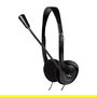 LogiLink Auriculares Diadema Estéreo con Micrófono HS0052 - Alámbrico, 3.5mm, para Oficina/Centro de Llamadas, Negro