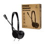 LogiLink HS0052 Auriculares de Diadema Negros con Conector Jack 3,5 mm