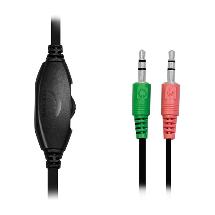 LogiLink HS0052 Auriculares de Diadema Negros con Conector Jack 3,5 mm