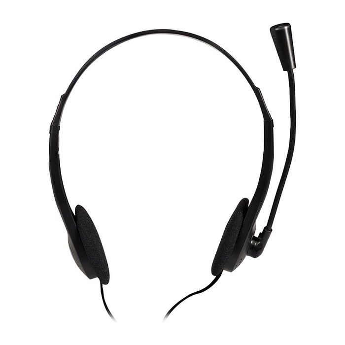 LogiLink Auriculares Diadema Estéreo con Micrófono HS0052 - Alámbrico, 3.5mm, para Oficina/Centro de Llamadas, Negro LogiLink Auriculares Diadema Estéreo con Micrófono HS0052 - Alámbrico, 3.5mm, para Oficina/Centro de Llamadas, Negro