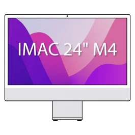 Apple iMac M4 Ordenador All In One, 10 CPU, 10 GPU, 16GB RAM, 256GB SSD, Pantalla Retina 4.5K 23.5", Plata