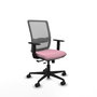 PIQUERAS Y CRESPO Silla de oficina Haches Rosa y Gris
