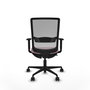 PIQUERAS Y CRESPO Silla de oficina Haches Rosa y Gris