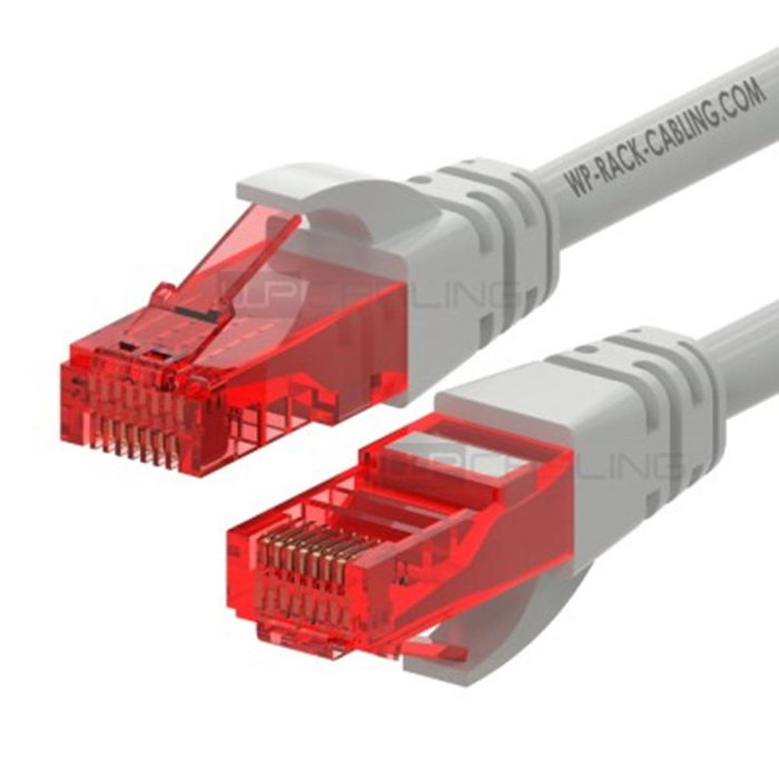 Wp Cable de red Cat6 U/UTP 0,2 m Rojo y Blanco