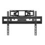 Maclean mc-710n soporte de tv, vesa mÁx. 600x400, compatible con televisores curvos, 37-80", carga mÁx. 40kg