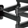 Maclean mc-710n soporte de tv, vesa mÁx. 600x400, compatible con televisores curvos, 37-80", carga mÁx. 40kg