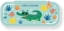 GRAFOPLAS DISEÑO Portatodo Rígido Cocodrilo 9x22x5cm