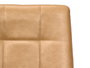Giftdecor Silla Respaldo Alto Cuero Beige 64 x 10 x 43 cm (Set de 4)