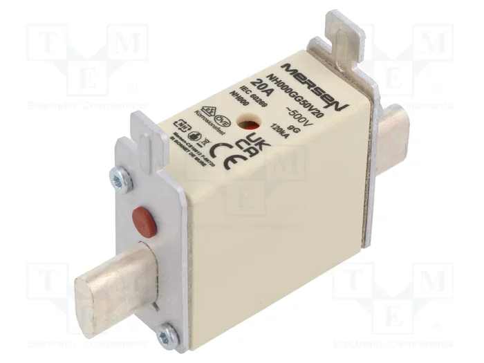 Mersen 1B637.000000 NH000 20A gG 500V Mersen 1B637.000000 NH000 20A gG 500V