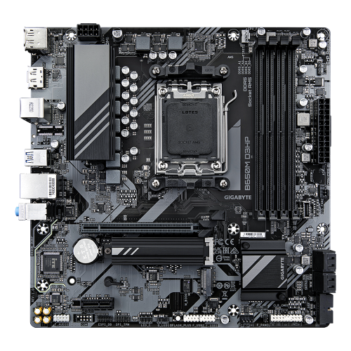 Gigabyte Placa Base B650M D3HP (rev. 1.0) AMD B650 Socket AM5 Micro ATX DDR5 para AMD Ryzen