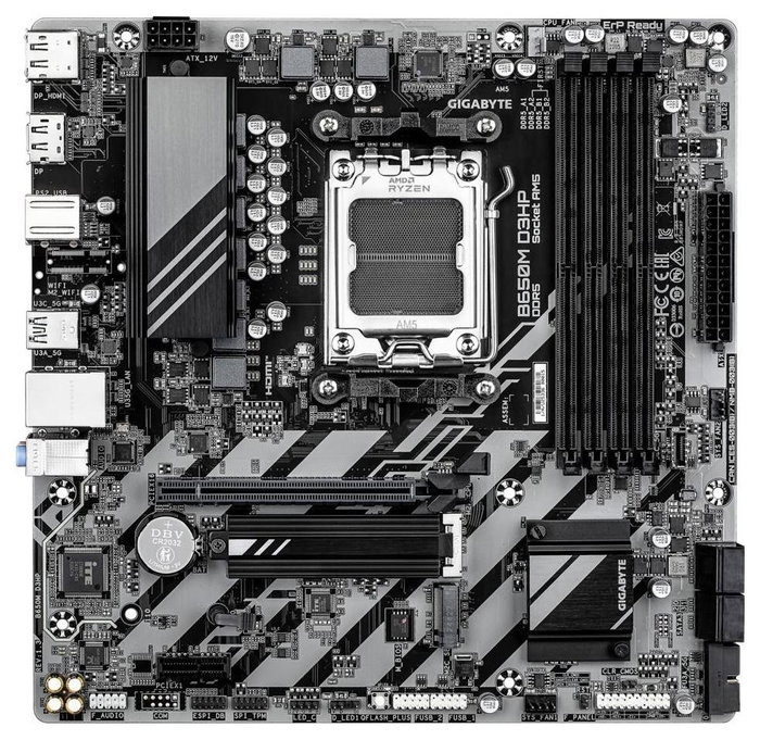 Gigabyte B650M D3HP Micro ATX AMD B650 DDR5 AM5