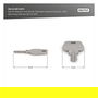 Digitus 9473 Llave para armarios de red, servidor y murales, Negro, Metálico