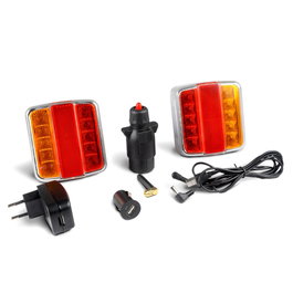 Goodyear Kit de luces LED magnéticas e inalámbricas 12V para trailer