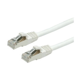 VALUE Patchkabel Cat.6 Clase E S/FTP PiMF LSOH blanco 7m
