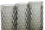 DKD Home Decor Set de 6 Copas de Cristal de 150 ml, Gris