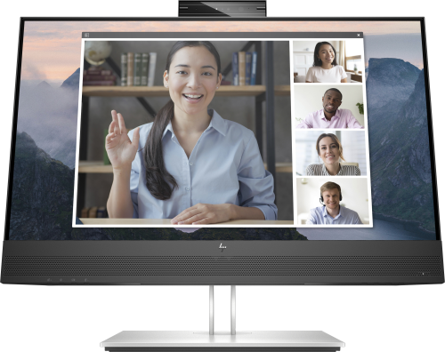 HP Monitor de videoconferencia FHD E24mv G4 23.8" 1920x1080 con webcam integrada y altavoces, 169L0AA HP Monitor de videoconferencia FHD E24mv G4 23.8" 1920x1080 con webcam integrada y altavoces, 169L0AA