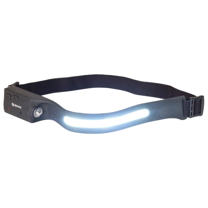 Denver SSH-50 LED Head Lamp con Batería y Sensor Denver SSH-50 LED Head Lamp con Batería y Sensor
