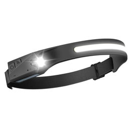 Denver SSH-50 LED Head Lamp con Batería y Sensor