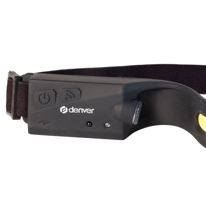 Denver SSH-50 LED Head Lamp con Batería y Sensor Denver SSH-50 LED Head Lamp con Batería y Sensor
