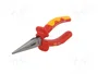 BM GROUP Alicates semiredondos con aislamiento 160mm