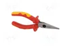 BM GROUP Alicates semiredondos con aislamiento 160mm
