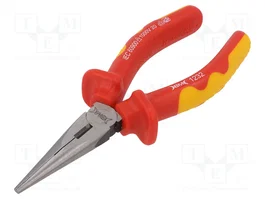 BM GROUP Alicates semiredondos con aislamiento 160mm