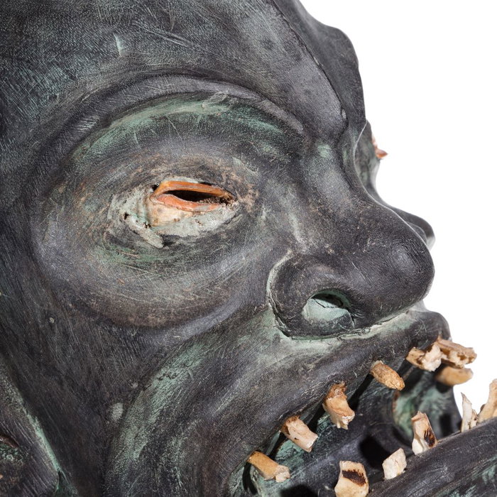 S/2 Figura Negro Madera Decoración 50 X 53 X 67 cm