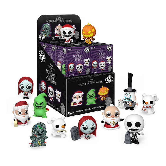 FUNKO Funko Mystery Mini: Pesadilla antes de Navidad, Set de 12 figuras sorpresa FUNKO Funko Mystery Mini: Pesadilla antes de Navidad, Set de 12 figuras sorpresa