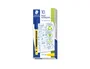Staedtler Rotulador Noris 307 Tinta Base Agua Punta Fina Trazo 0,6 Mm Azul