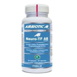 AIRBIOTIC Neuro-Tf 30 Cápsulas - Fosfatidilserina, Fosfatidilcolina, Citicolina, Uridina para Función Neurológica