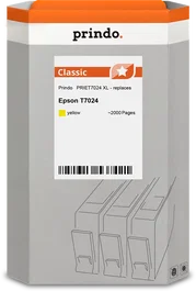 Prindo PRIET7024 Classic XL Cartucho de tinta Amarillo