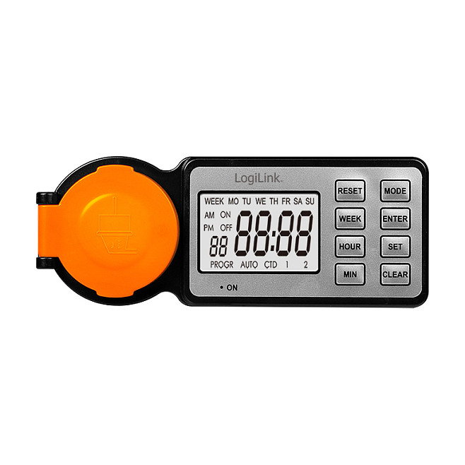 LogiLink Interruptor de tiempo digital para exterior