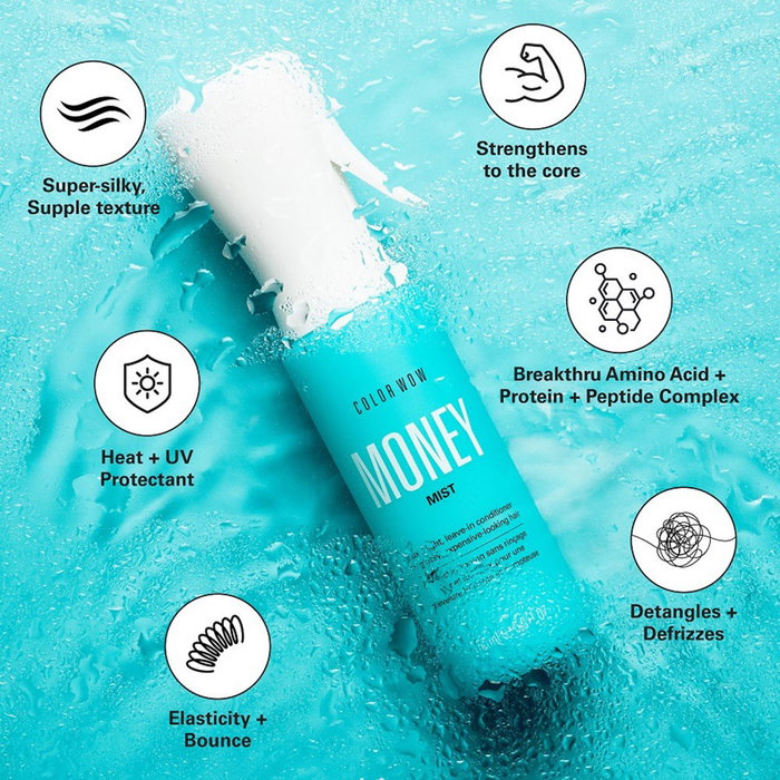 Color Wow Money Mist Spray Acondicionador Sin Enjuague para Cabello 150 ml - Minimiza Frizz, Brillo, Protección Térmica